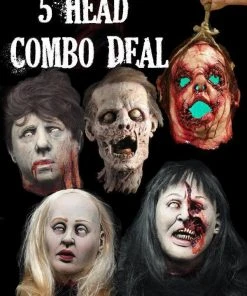 The Horror Dome "Severed Heads Halloween Props" - 5x Package Deal