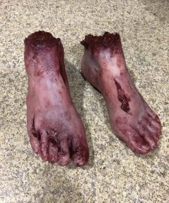 SpellBound FX And Art "Silicone Severed Feet" Body Parts Halloween Prop Props