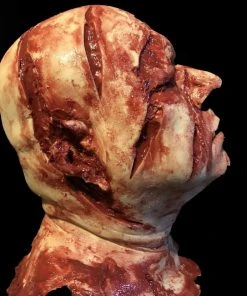 SpellBound FX And Art Props "Silicone Severed Head" Gory Halloween Prop