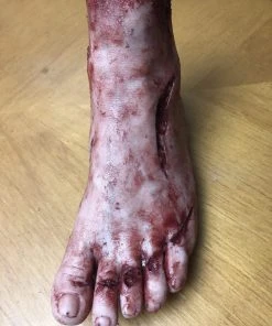 SpellBound FX And Art "Silicone Severed Left Female Foot" Body Parts Halloween Prop Props