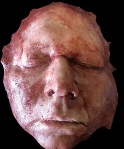 SpellBound FX And Art Props "Skinned Adult Male Face - Silicone" Human Body Part Halloween Prop