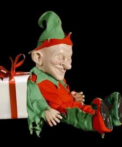 Distortions "Snoozy The Elf" Animated Christmas Prop
