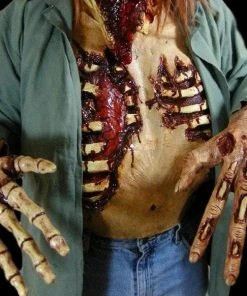 The Horror Dome "Spare Ribs Latex Chest Plate" Halloween Costume Accessory