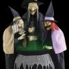 Morris Props "Stitchwick Sisters" Electric Animated Halloween Witch Prop
