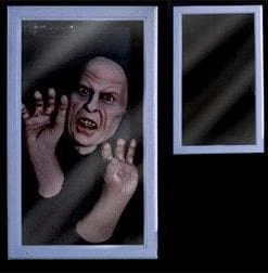 Distortions "The Haunted Mirror" Electric Animated Halloween Prop