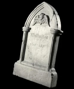 Distortions Props "Tipping Tombstone" Electric Animated Graveyard Prop