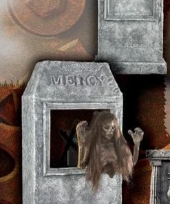 Distortions "Tombstone Of Terror" Graveyard Halloween Animatronic