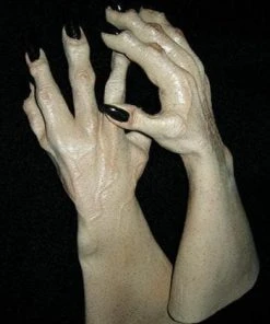 The Horror Dome Hands & Feet "Werewolf Monster Hands" Deluxe Latex Halloween Costume Gloves