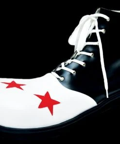 Morris "Wingtip - Black/White" Clown Shoes Themed Costumes