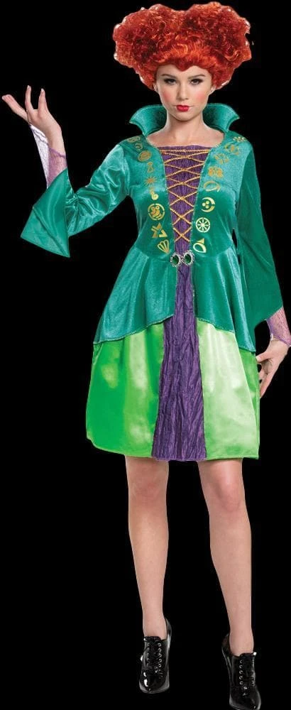 Morris Costumes "Hocus Pocus - Wini Sanderson" Costume 1 Morris Costumes "Hocus Pocus - Wini Sanderson" Costume