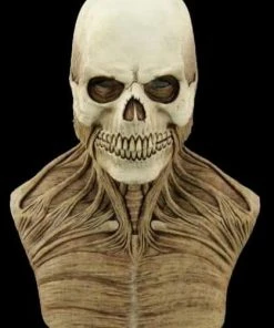 CFX "Yorick The Skull - Tan" Silicone Mask Scary Masks