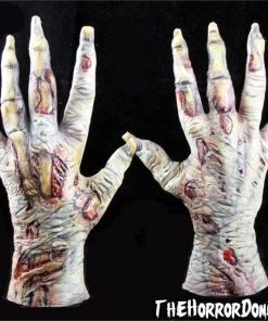 The Horror Dome "Zombie Skeleton Hands" Halloween Costume Gloves Hands & Feet
